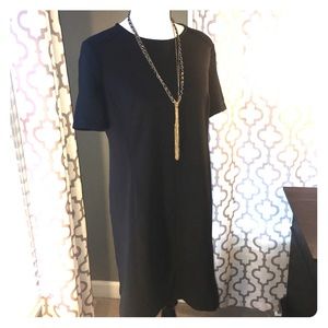 Chic black sheath dress by LOFT!